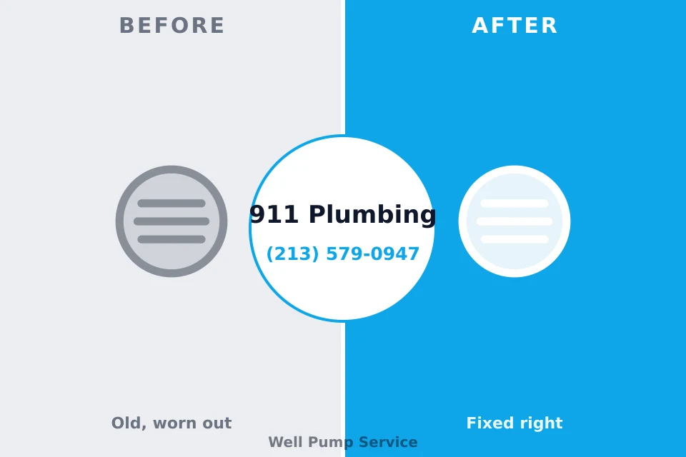 Before and after: plumbing company Gladeview, FL